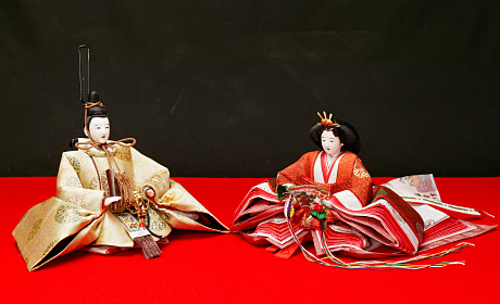 日本絹糸のお雛様写真